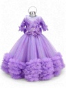 Vestido de Presentación para Niña Lila 3 a 4 Años